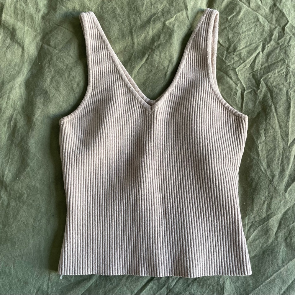 House of Harlow 1960 ribbed knit tank top